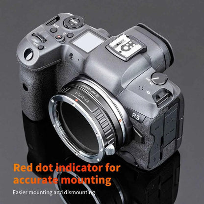 K&F CONCEPT Lens Mount Adapter for Canon EOS EF FD Nikon F PK C/Y MAF OM MD Leica M T2 TAM M39 M42 Lens to Canon EOS R RF Camera