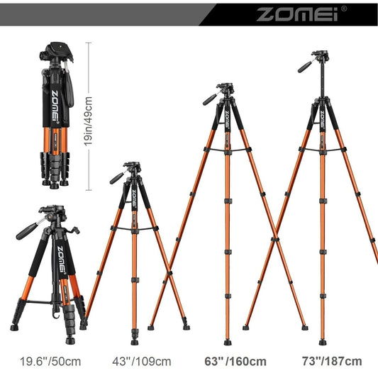 Zomei Q188 187cm Aluminium Camera Tripod