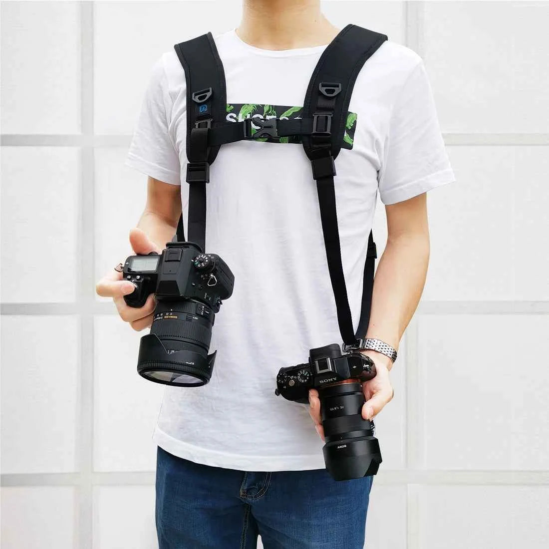 PULUZ Quick Release Double Shoulder Camera Harness