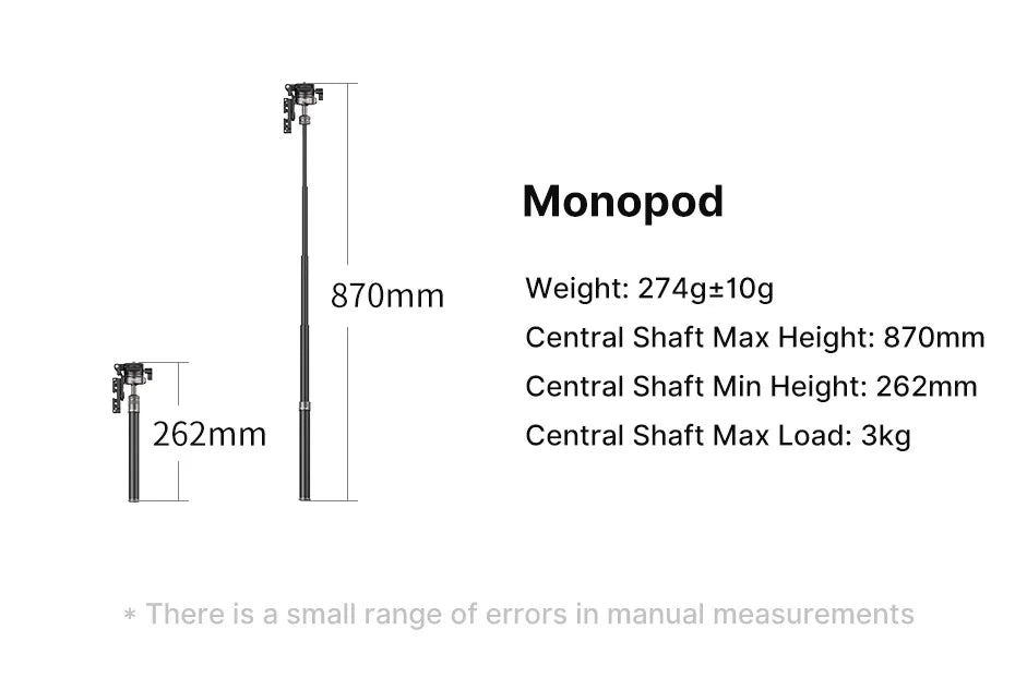 Ulanzi MT-63 26cm Mini Tripod with Panoramic Head