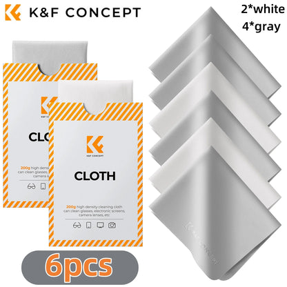 K&F Concept 6.7-Inch Microfibre Camera Cleaning Cloths