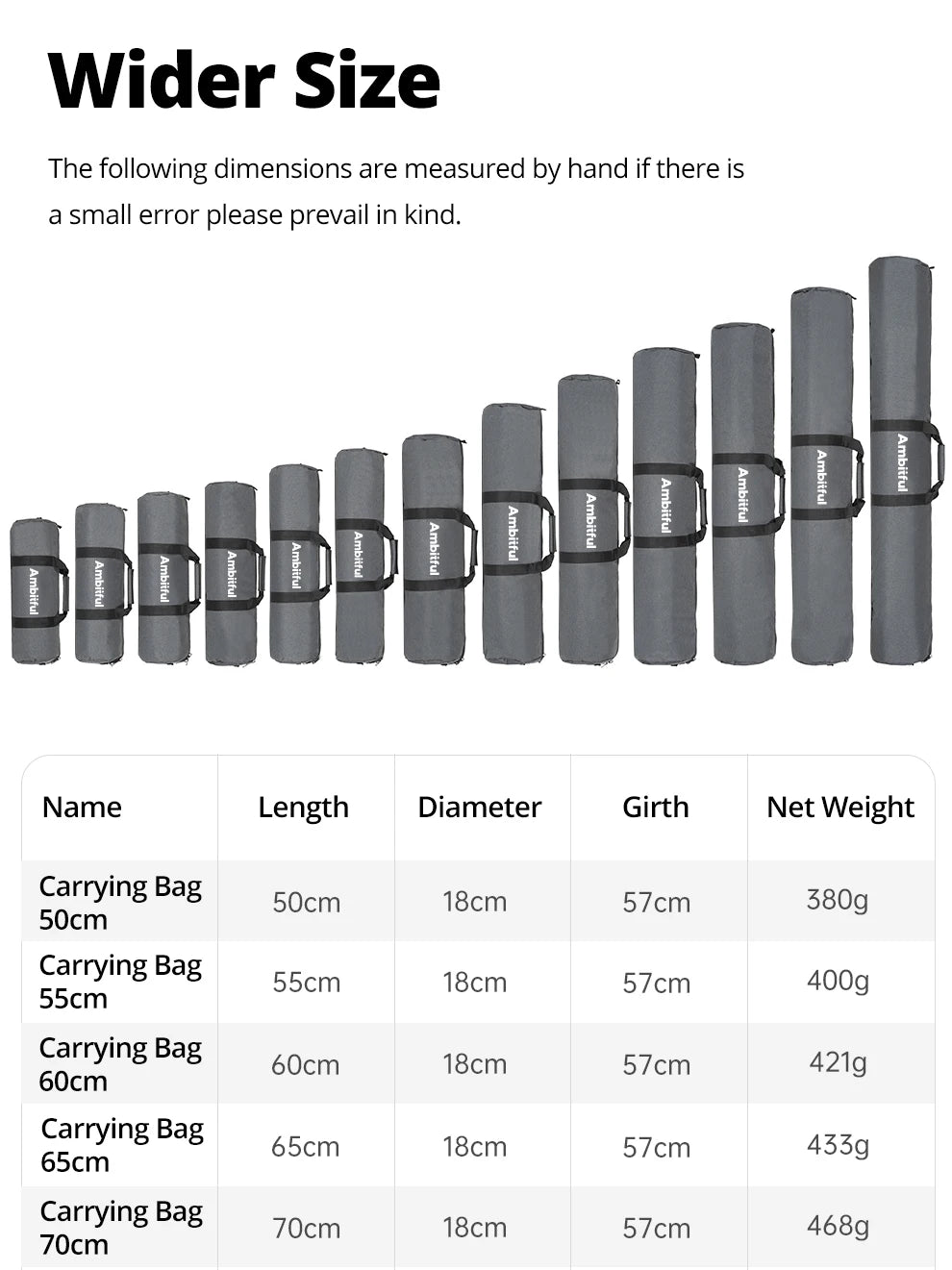 Padded Tripod & Monopod Carrying Case 50–140cm