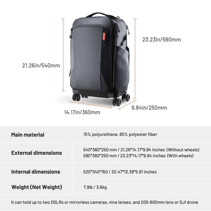 PGYTECH Photography Trolley Camera Case