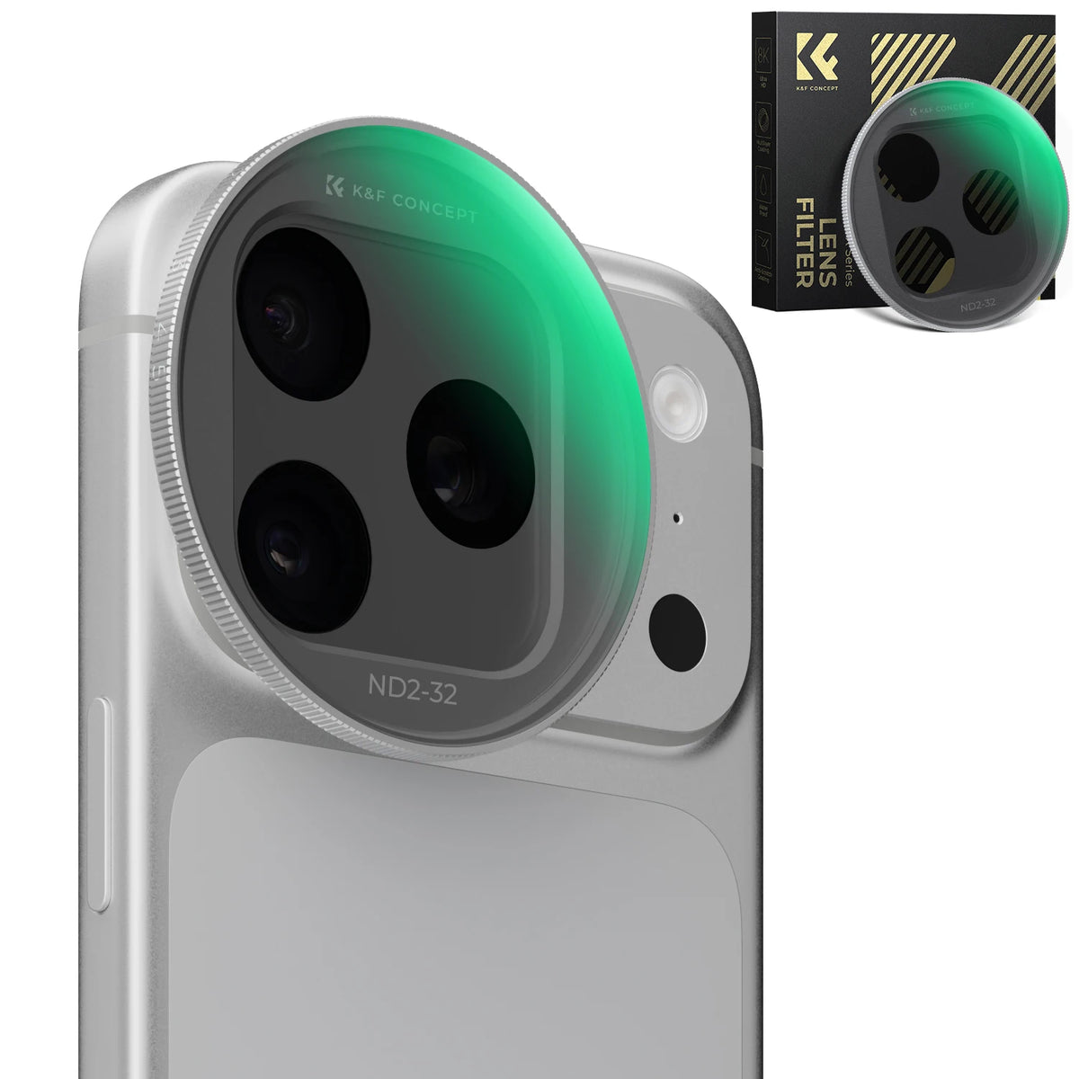 K&F Clip-On Phone Lens Filter Kit - CameraHUB