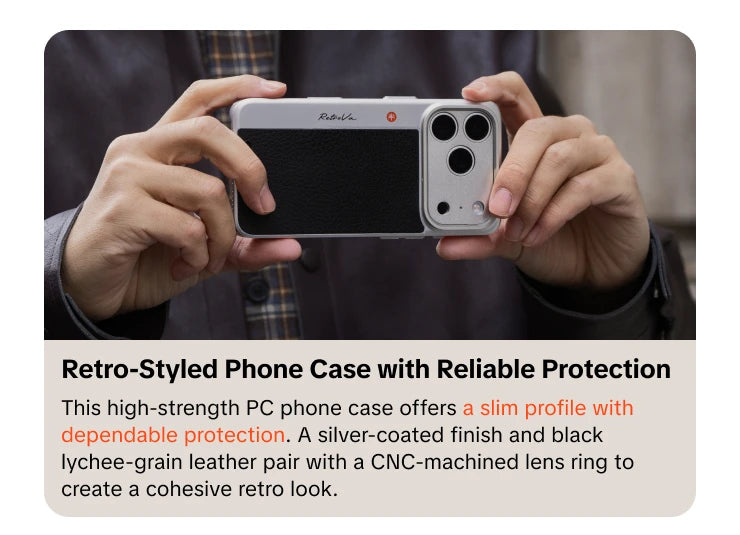 PGYTECH RetroVa Vintage Imaging Kit for iPhone 16 / 17 Pro