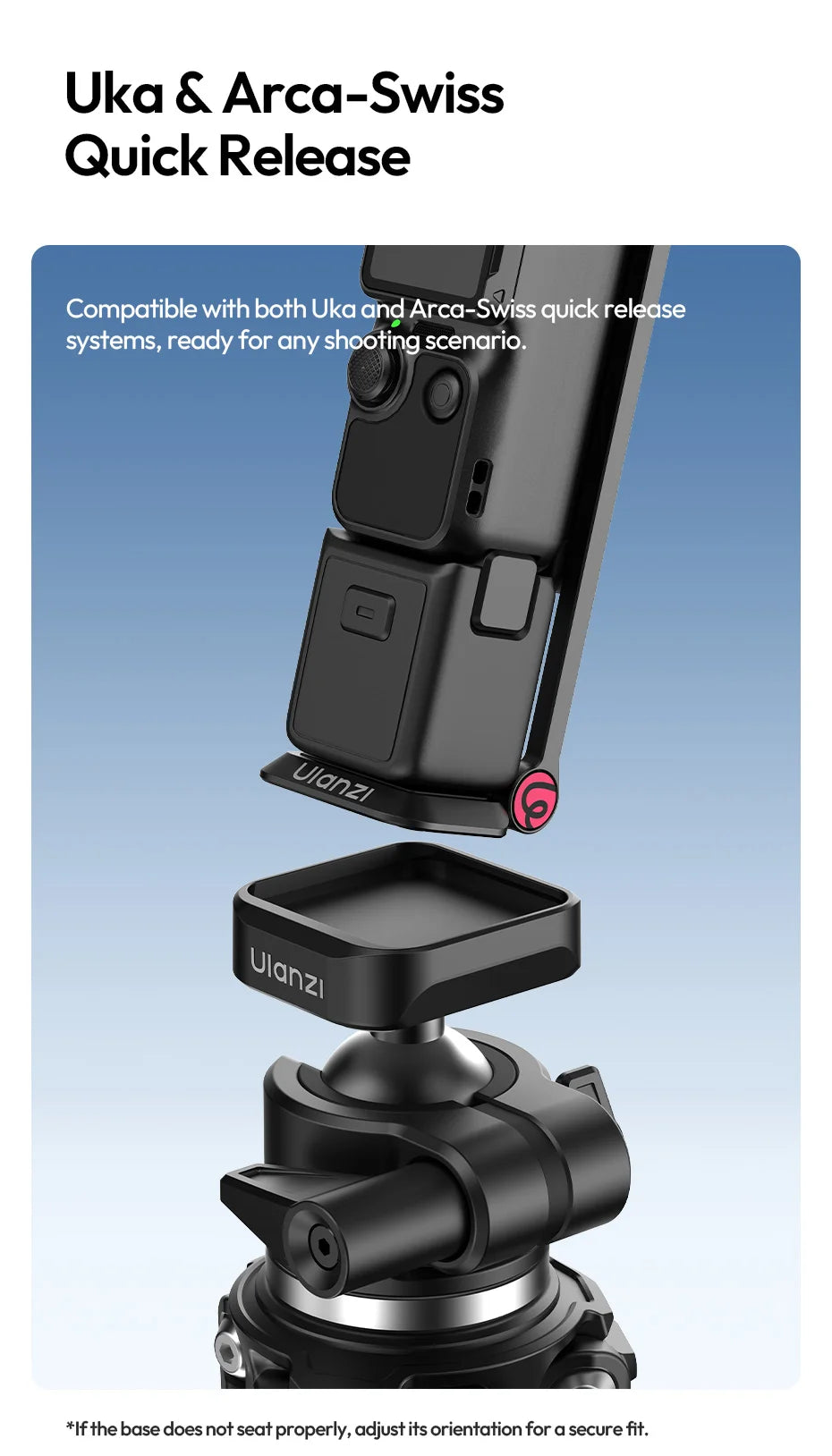 Ulanzi MA66 Magnetic Quick Release Tripod for DJI Pocket 3