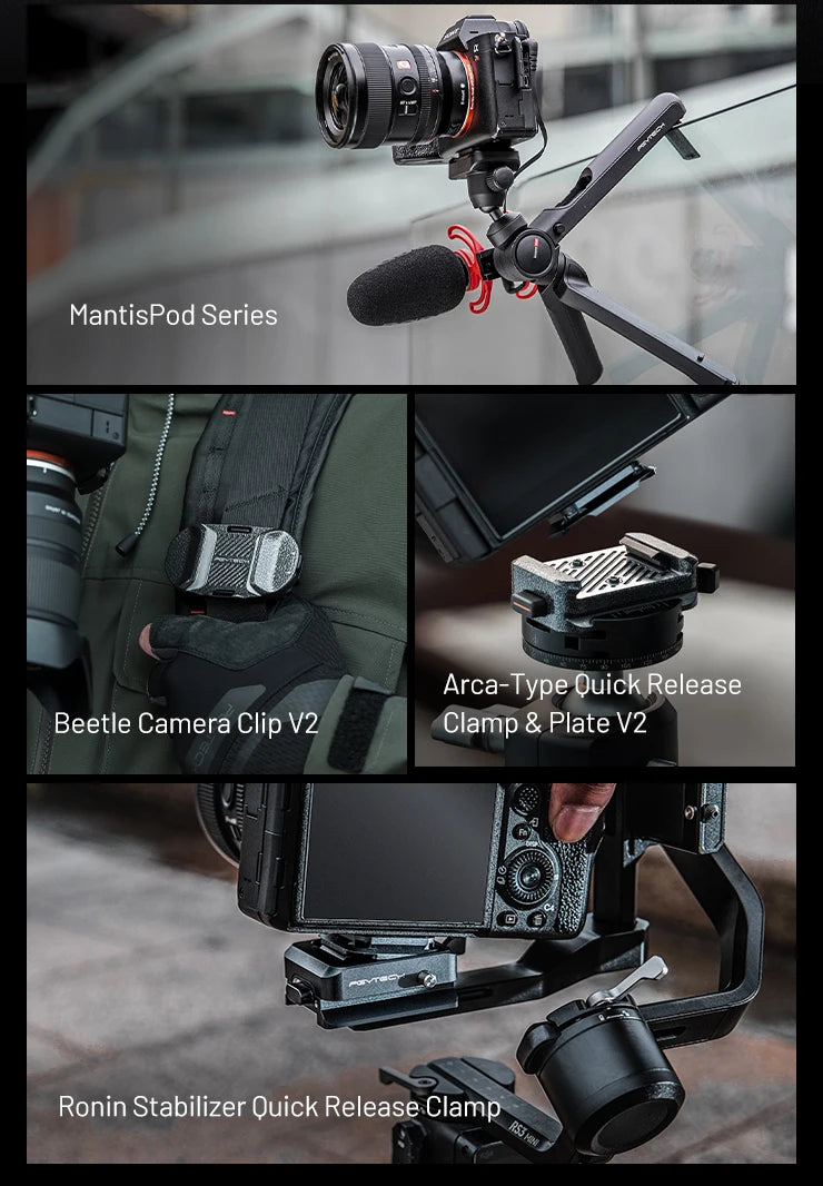 PGYTECH Shoulder Strap Quick Release Clamp & Plate