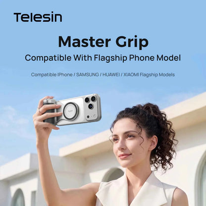 TELESIN Magnetic Smartphone Camera Grip with Remote