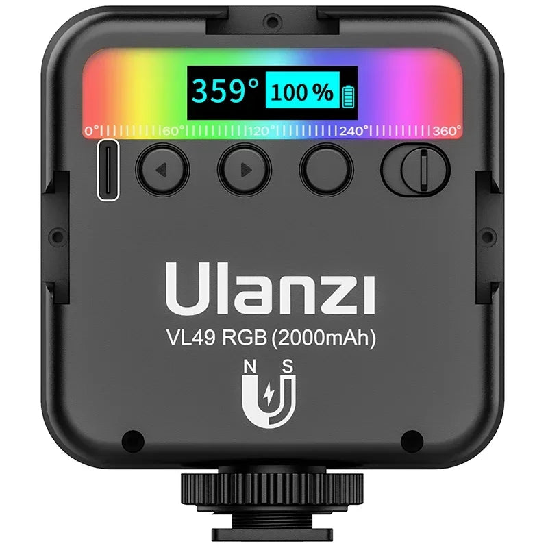 Ulanzi VL49 RGB Magnetic LED Video Light
