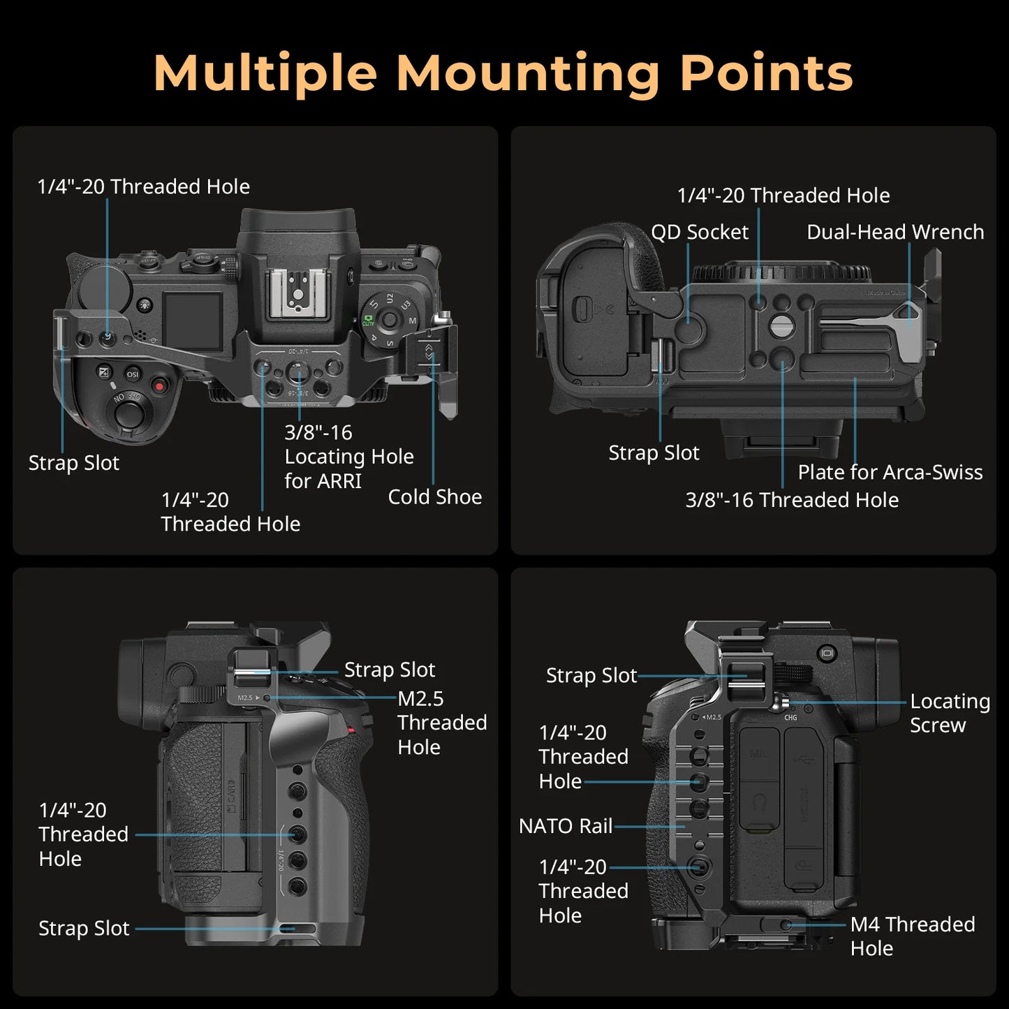 SmallRig Camera Cage for Nikon Z6 III