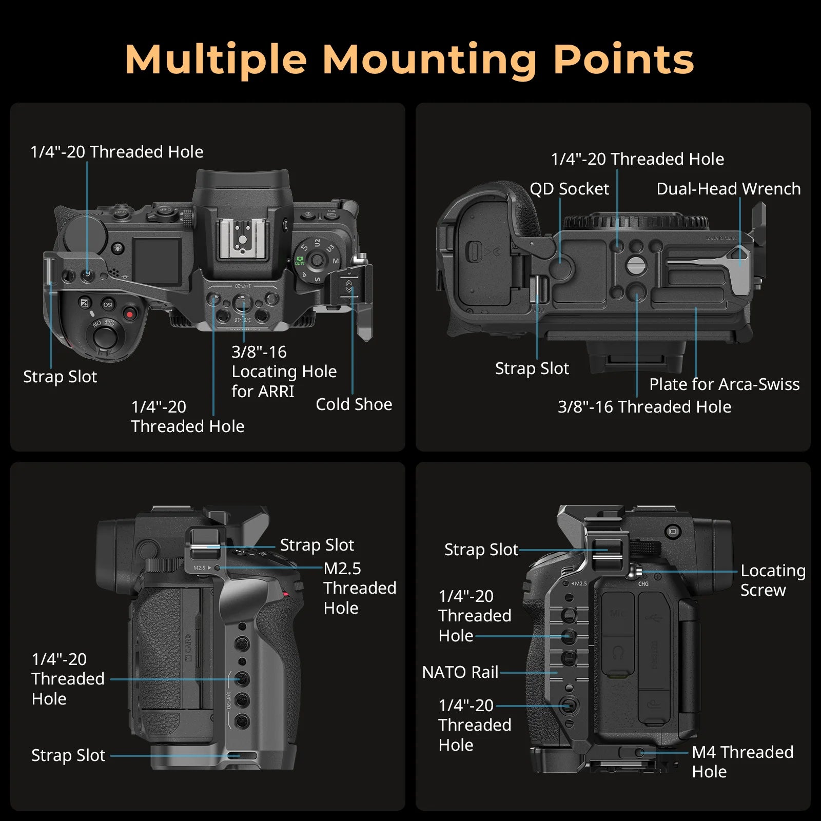 SmallRig Camera Cage for Nikon Z6 III