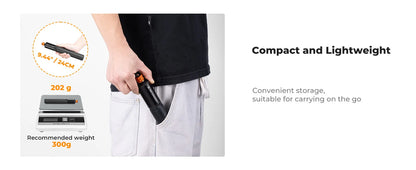 K&F 120cm Invisible Selfie Stick for Action Cameras