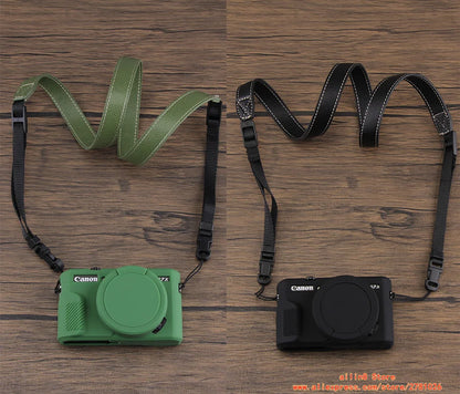 Camera Hub Essentials PU Leather Compact Camera Neck Strap