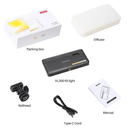 Ulanzi VL200 LED Video Light with Soft Diffuser