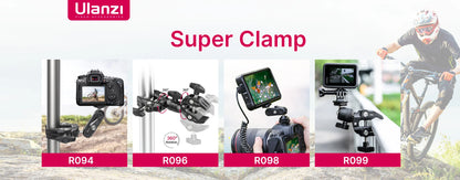 Ulanzi R094 Super Clamp with Double Ball Head Magic Arm