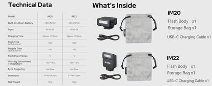 Godox iM20/iM22/iM30 Mini Camera Flash
