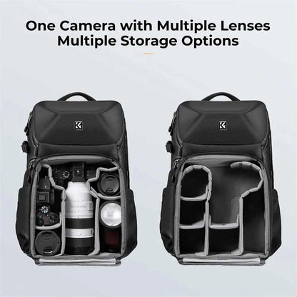 K&F Concept 20L Waterproof Hardshell Camera Backpack