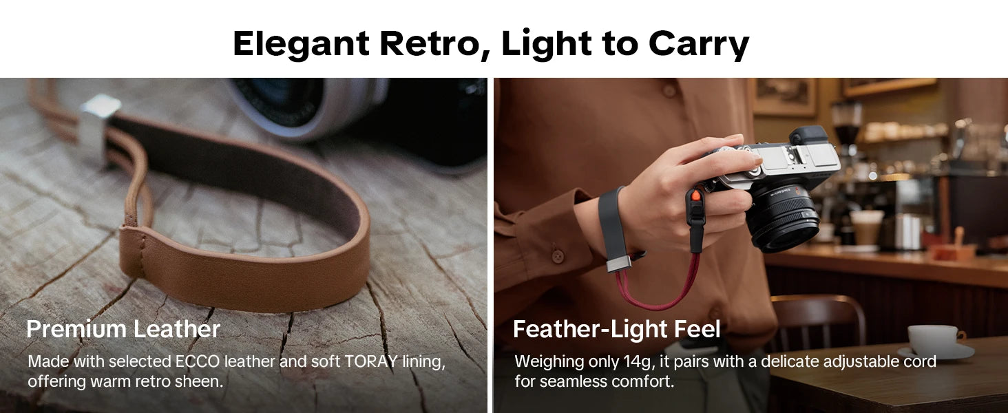 PGYTECH Camera Wrist Strap Slim – Vintage