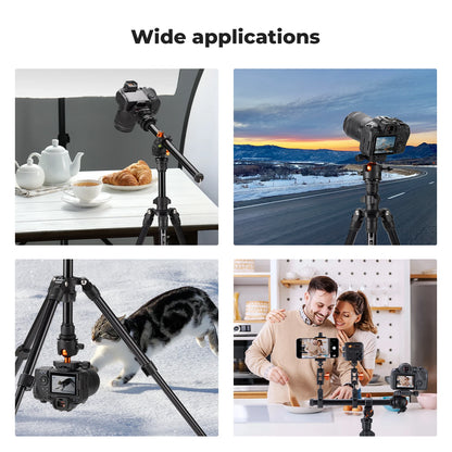 K&F Concept 76.7-Inch Rotatable Multi-Angle Camera Tripod