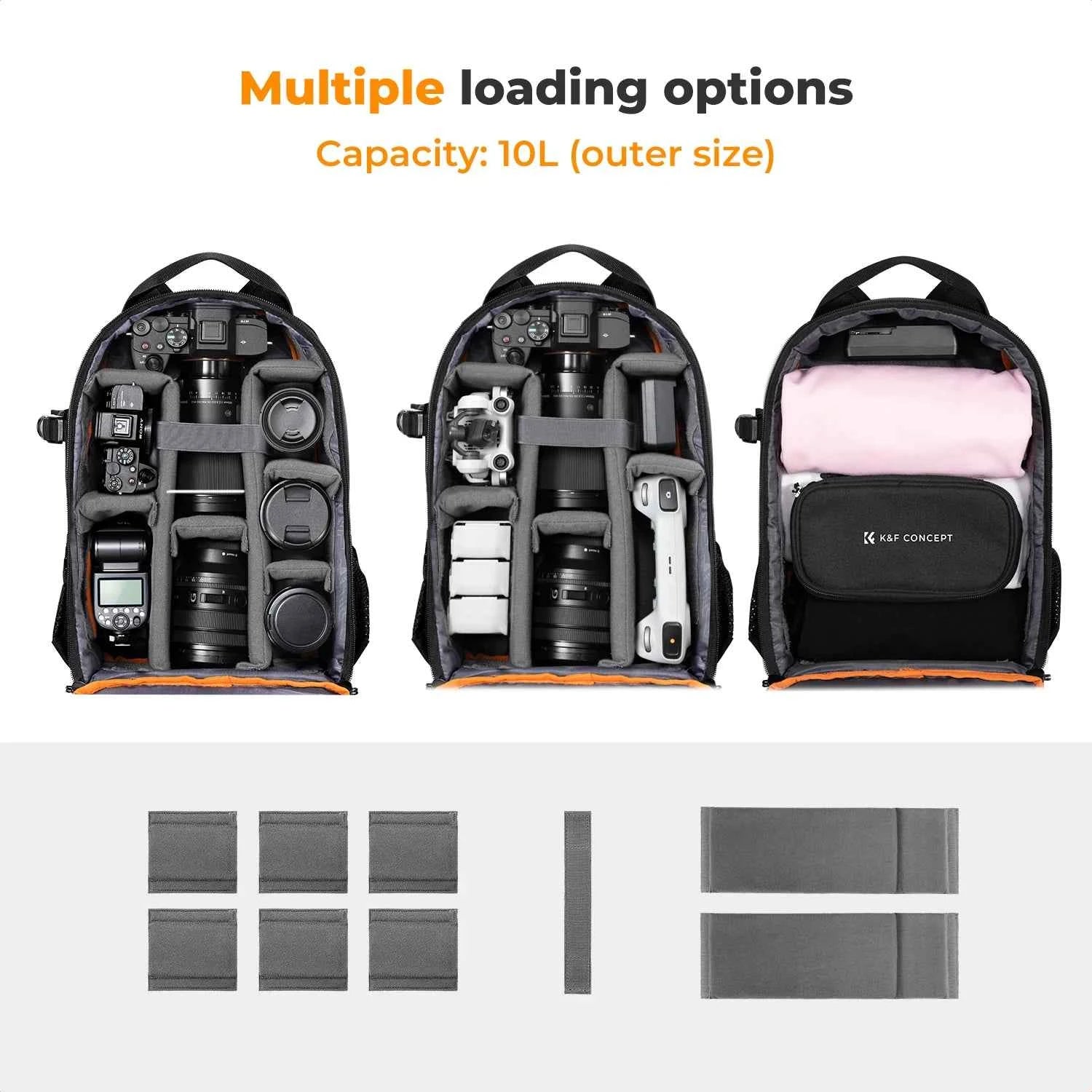 K&F Concept 10L Lightweight Camera Backpack
