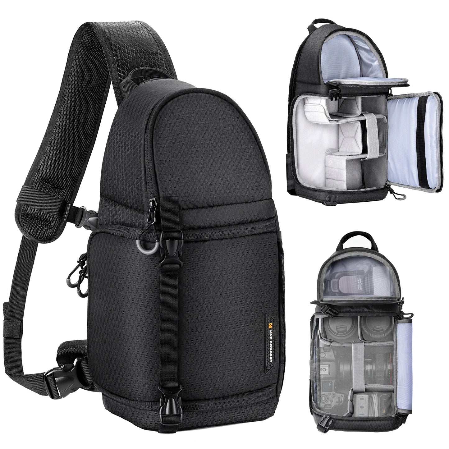 K&F Concept 10L Camera Sling Bag for DSLR & Mirrorless Cameras