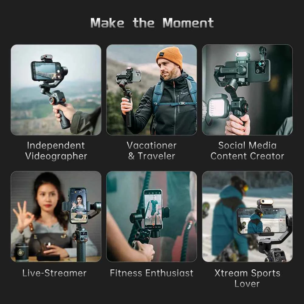 Hohem iSteady M6 Smartphone Gimbal Kit with AI Tracker
