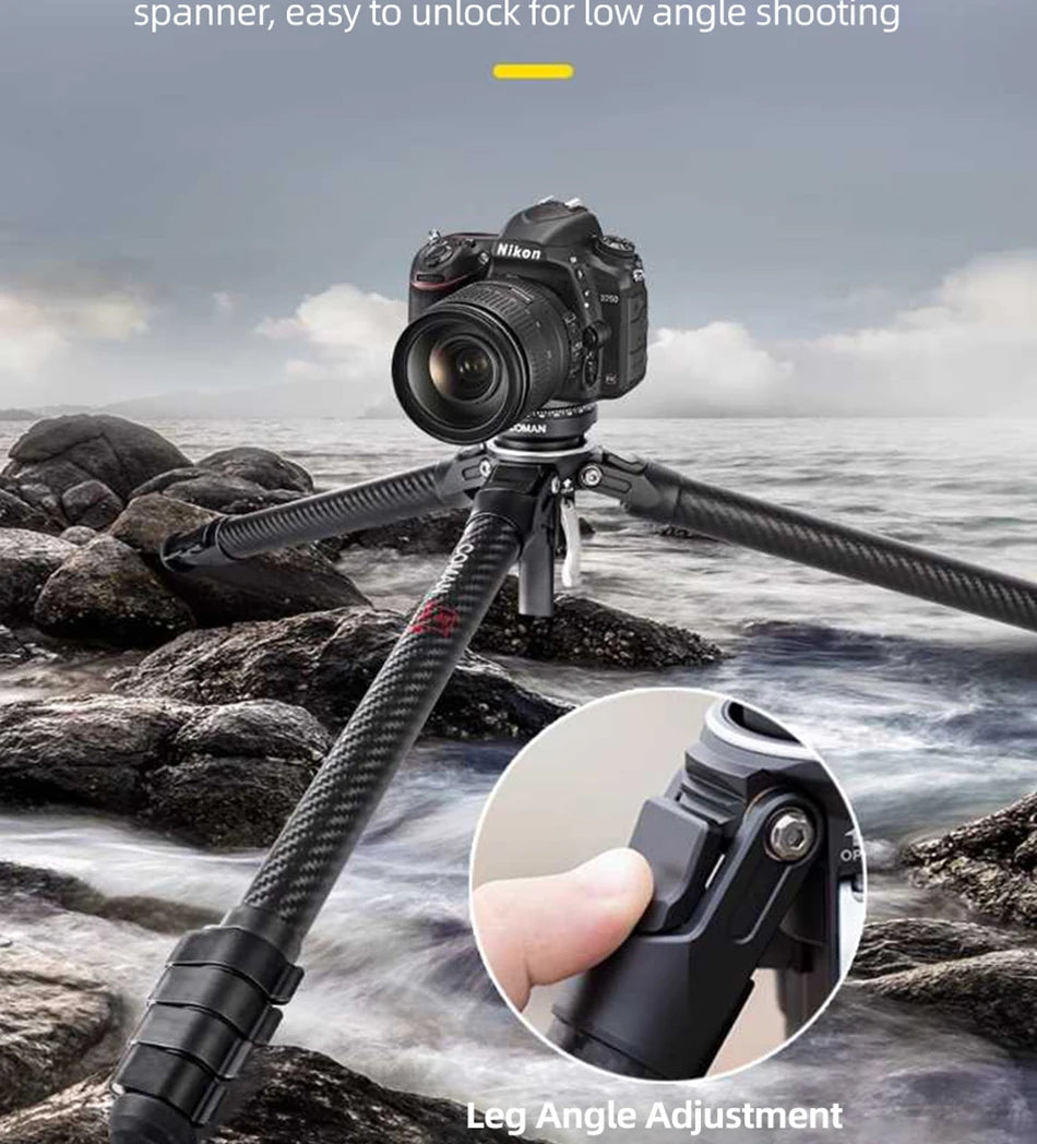 COMAN Zero F38 Carbon Fibre Travel Tripod