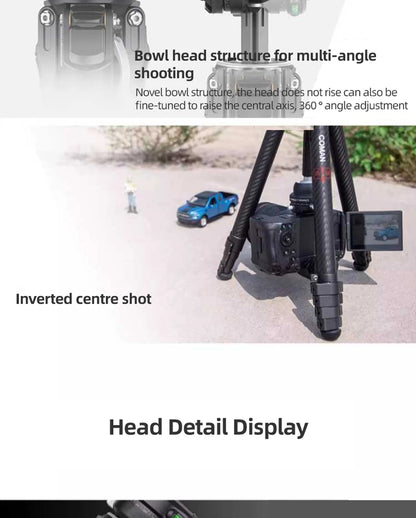 COMAN Zero F38 Carbon Fibre Travel Tripod