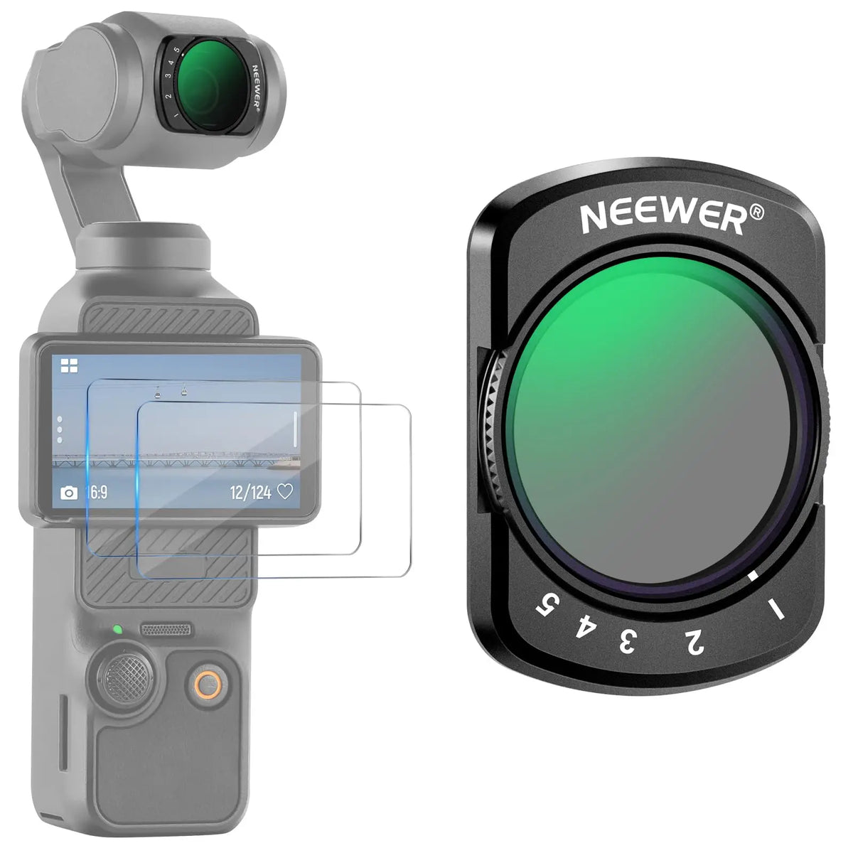 NEEWER ND Filter Set for DJI Osmo Pocket 3