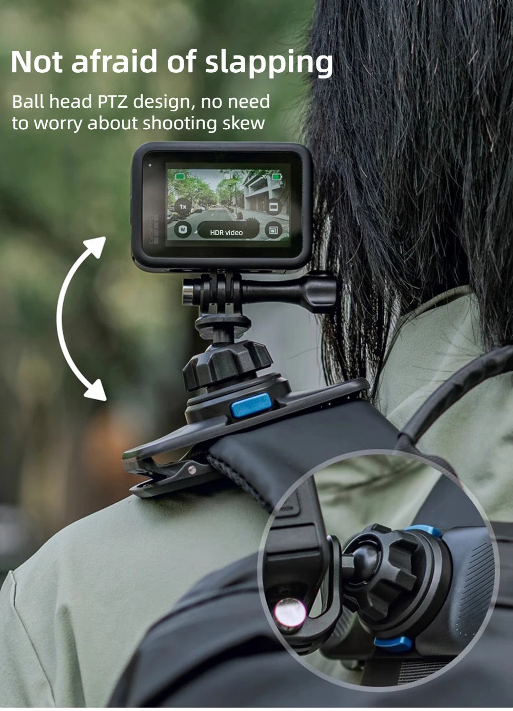 Coogens T6 Pro Magnetic Quick Release Backpack Camera Clip