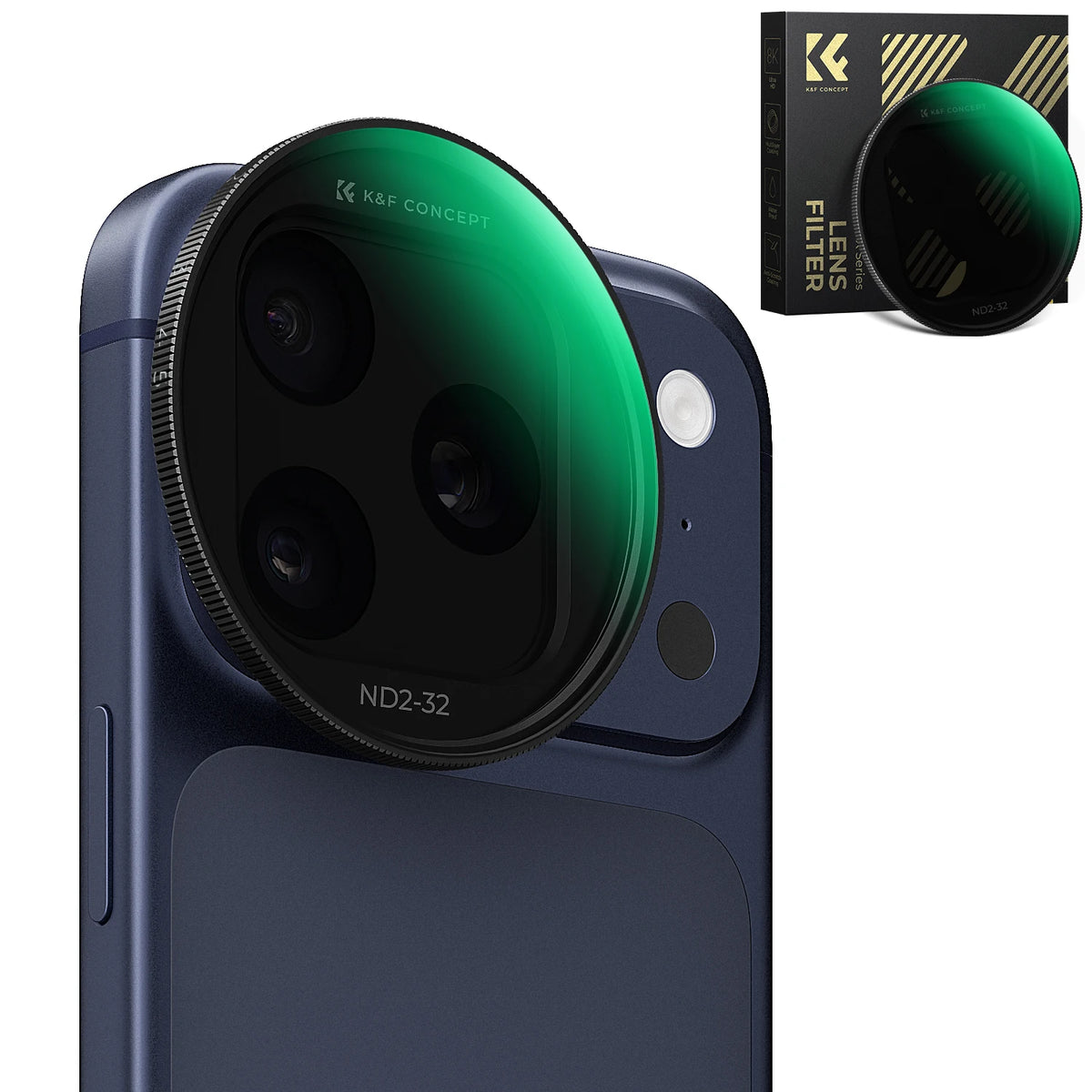 K&F Clip-On Phone Lens Filter Kit - CameraHUB