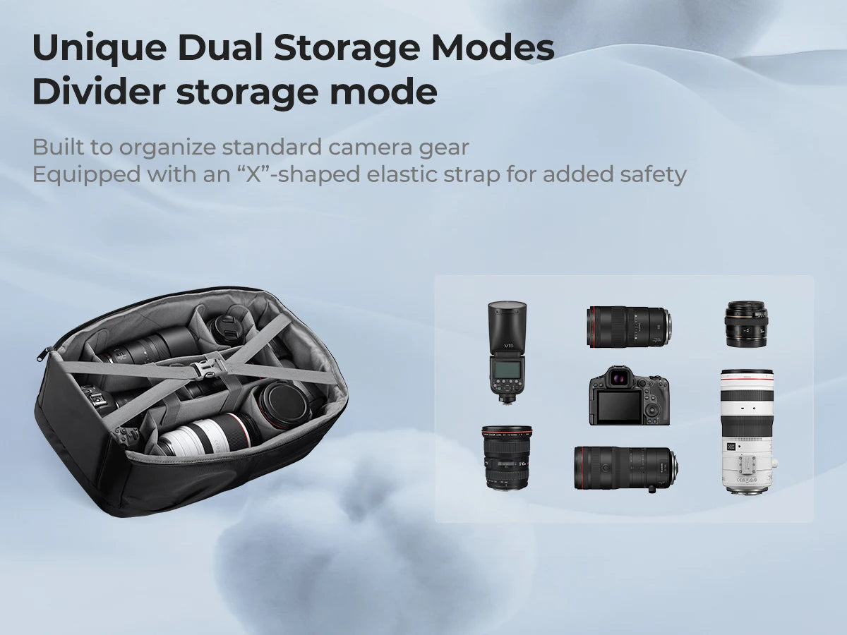 K&F 22L Hardshell Drone Camera Backpack