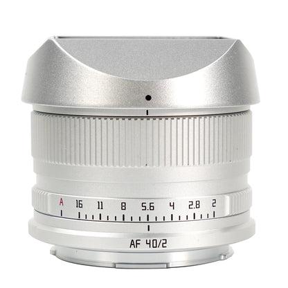 TTArtisan AF 40mm f/2 Full Frame Autofocus Lens