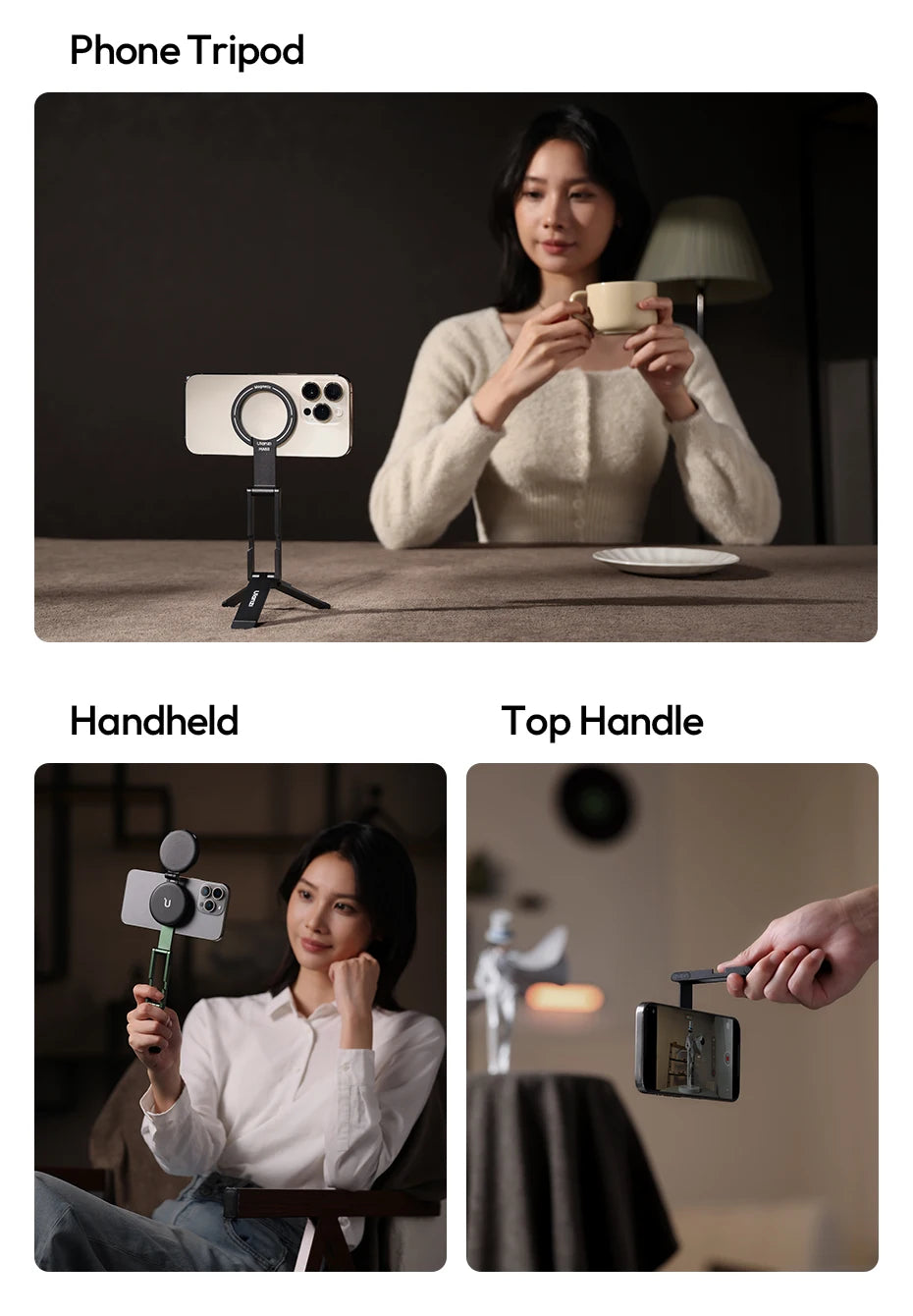 Ulanzi MA60 Ultra-Slim Magnetic Phone Tripod