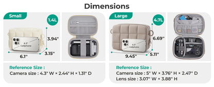 BAGSMART Compact Digital Camera Bag