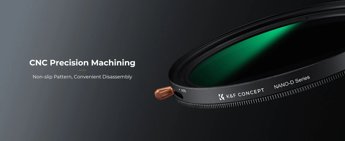 K&F ND2-ND32 Variable ND + CPL Lens Filter
