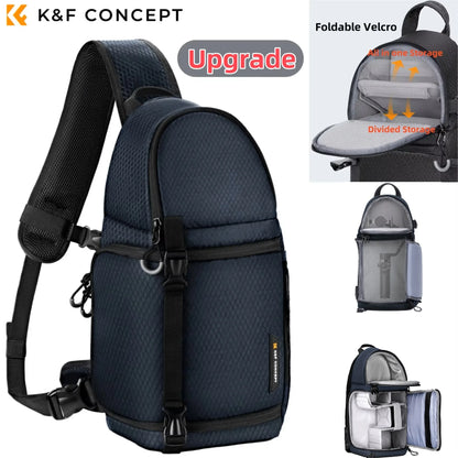 K&F Concept 10L Camera Sling Bag for DSLR & Mirrorless Cameras