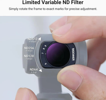 NEEWER Magnetic Variable ND Filters for DJI Osmo Pocket 3