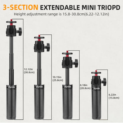 Flymile Extendable Selfie Stick Tripod for Action Cameras