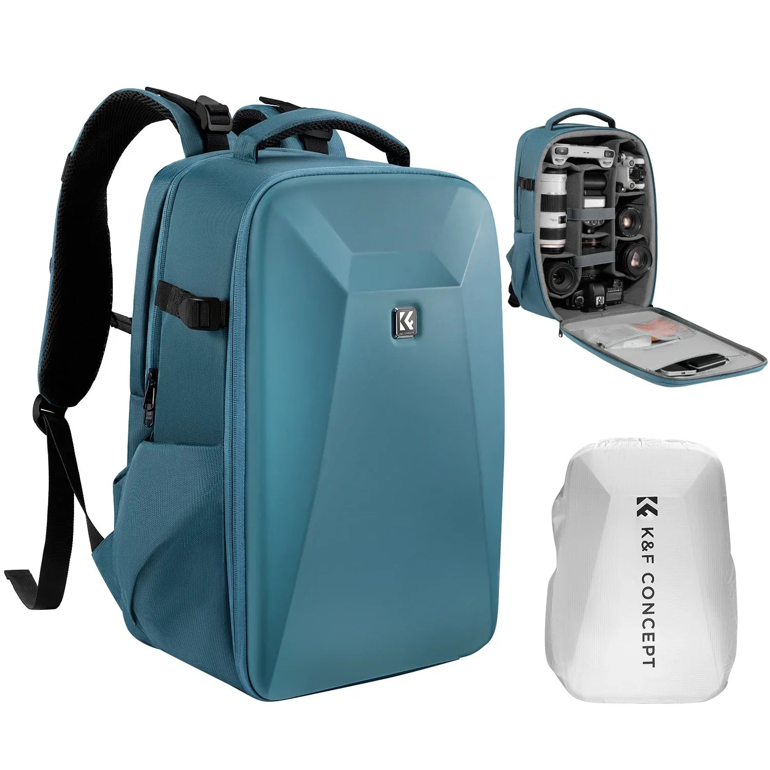 K&F Concept 22L Camera Backpack with Rain Cover