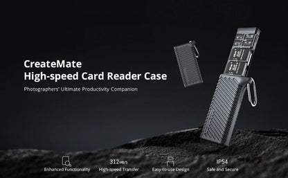 PGYTECH CreateMate High-Speed Card Reader & Storage Case