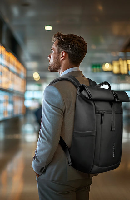 Heroic Knight Expandable Rolltop Laptop Backpack