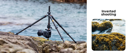 K&F Concept K254C2 64-Inch Carbon Fibre Tripod
