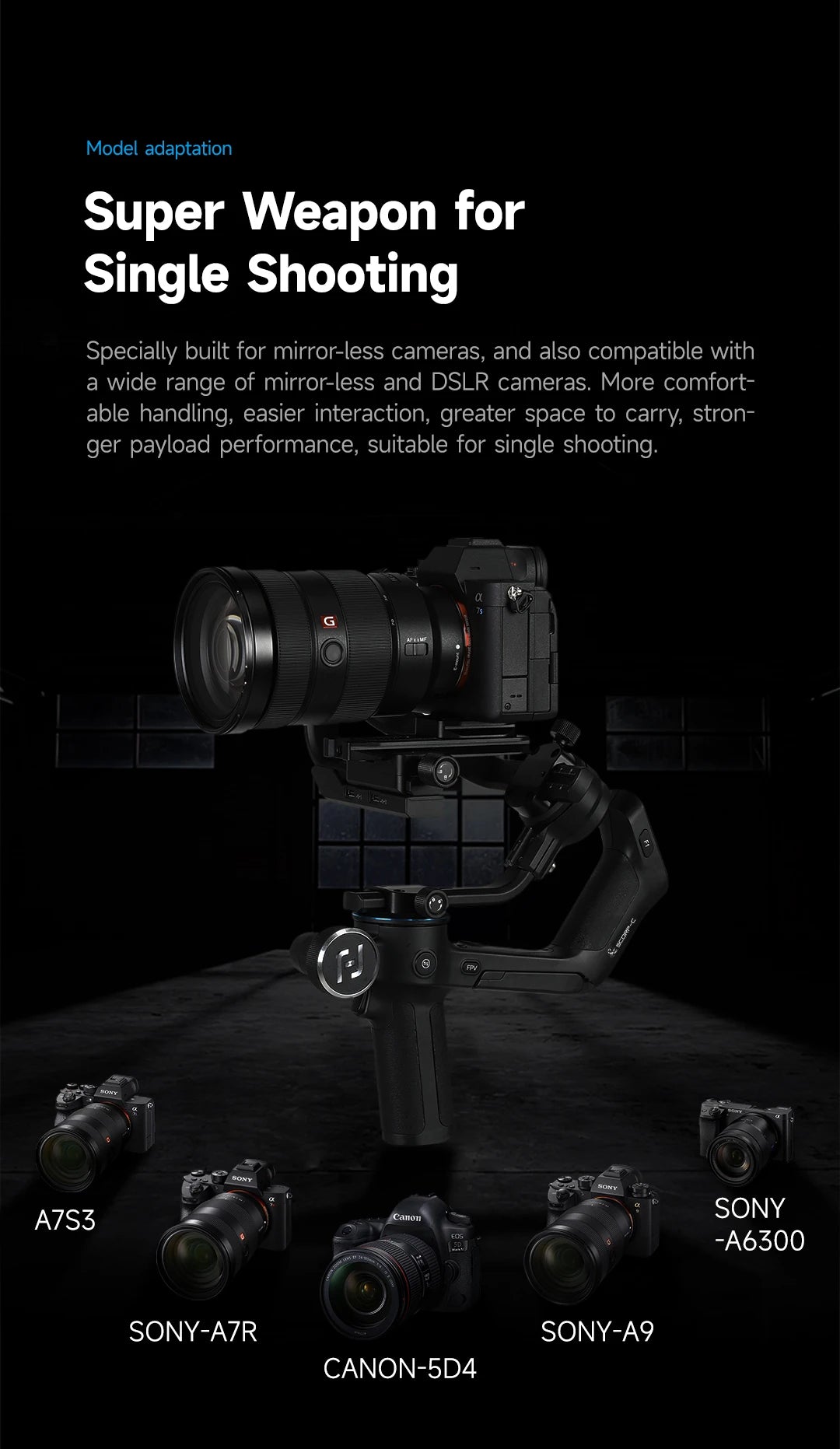 FeiyuTech SCORP-C2 3-Axis Camera Gimbal