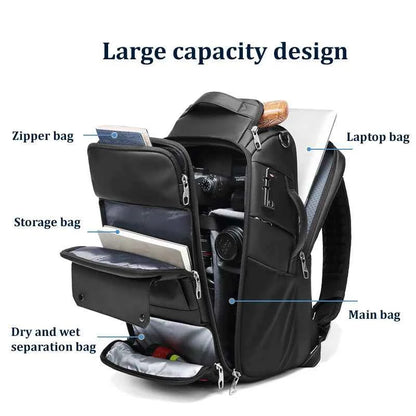 INFEYLAY 40L Camera Backpack for 17-inch Laptop & Tripod