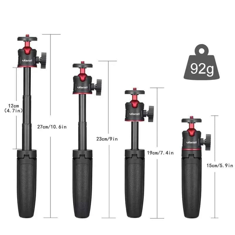 Ulanzi MT-08 White Mini Tripod and Hand Grip