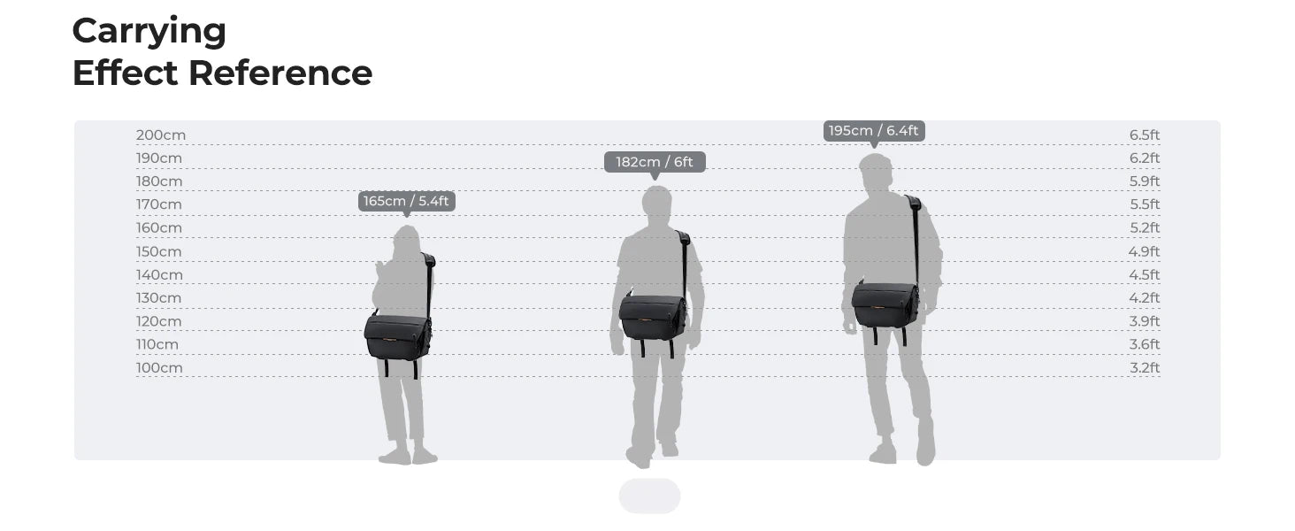 K&F Concept 15L Camera Sling Bag for DSLR & Mirrorless Cameras