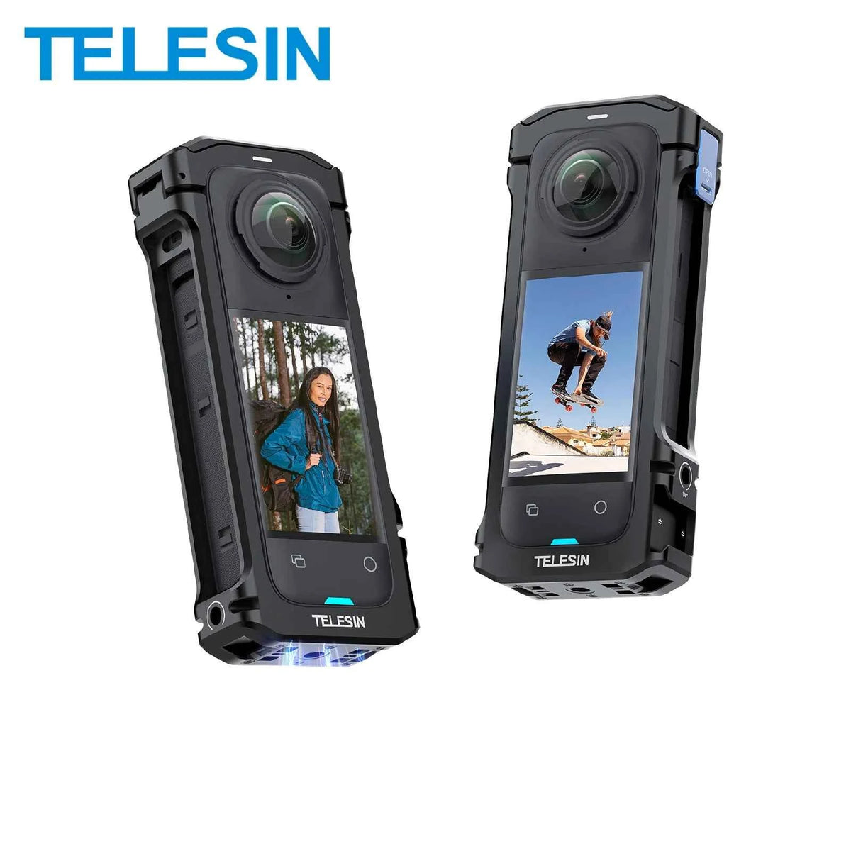 TELESIN Aluminium Frame Cage for Insta360 X4
