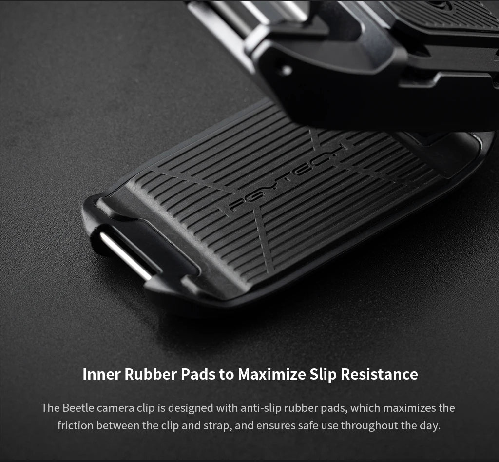 PGYTECH Beetle Camera Clip with Quick Release Plate