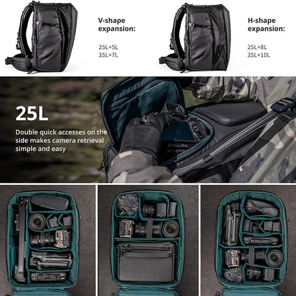 PGYTECH OneMo 2 Camera Backpack - 25L with 8L